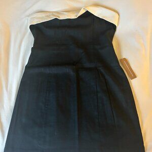 Black Linen Mini-Dress